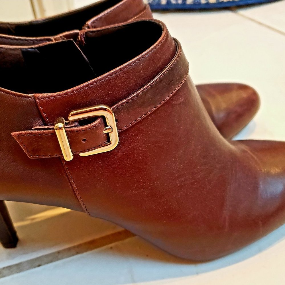 New Ralph Lauren women's leather booties - Picture 9 of 10